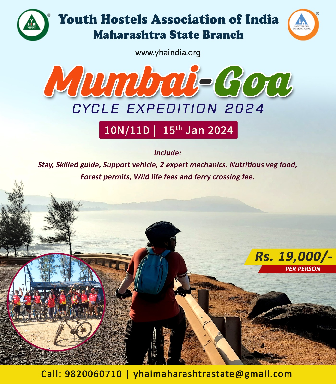 ALIBAUG TO GOA CYCLE EXPEDITION 2024